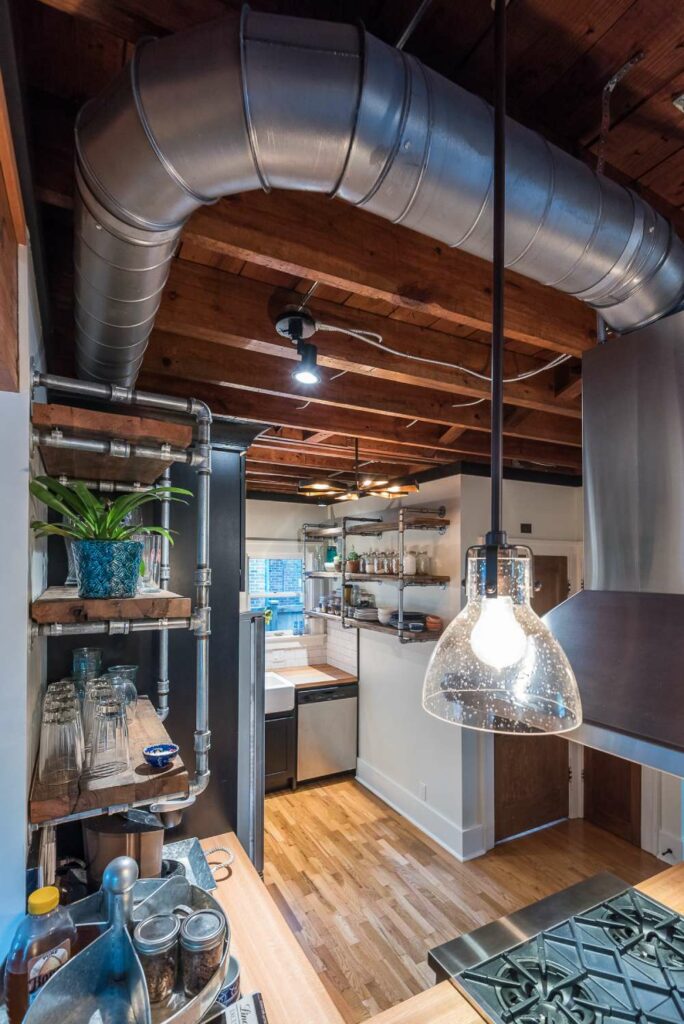 Raw and Refined: Industrial Chic Home Decor Inspiration - Industrial Chic Kitchen Makeover