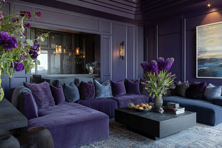 colors that go with purple