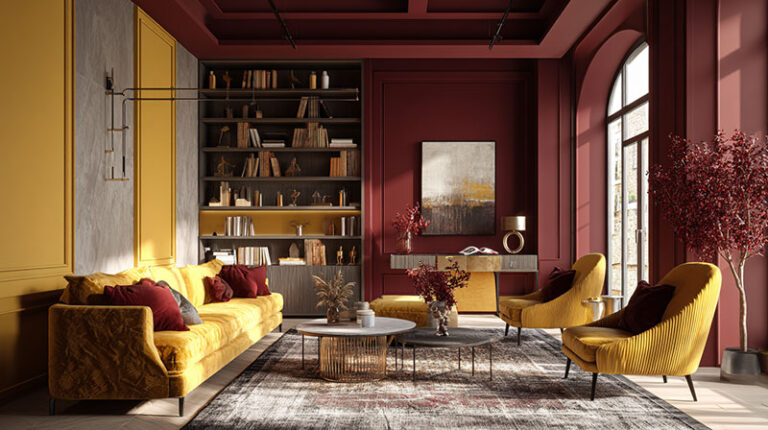 Colors That Go With Burgundy for a Noble-Looking Interior