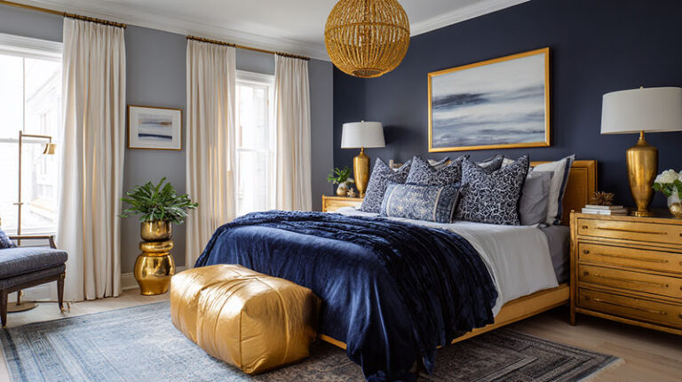 Colors That Go With Navy Blue in Interior Design