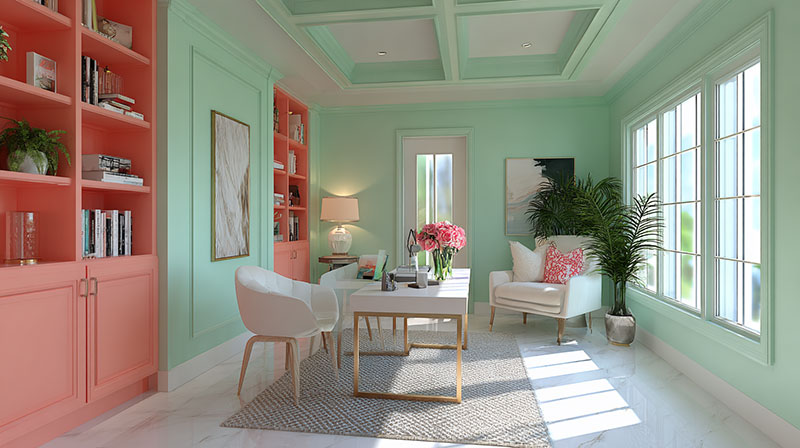 How Does Mint Green Work With Coral