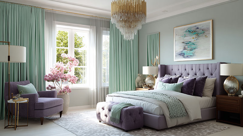 How Does Mint Green Work With Lavender