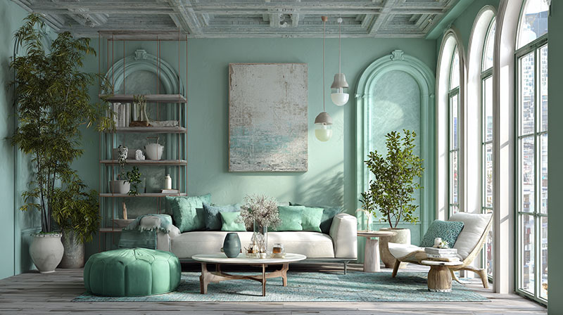 What Materials and Textures Work Best With Mint Green