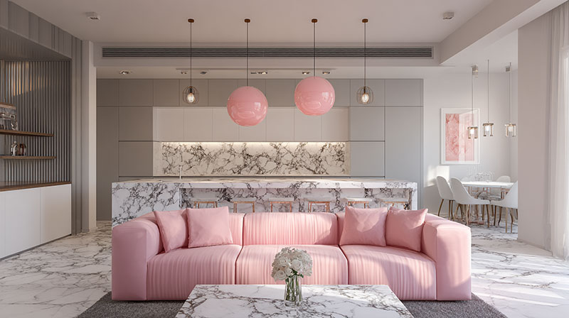 How Does Light Pink Work in Modern Interiors