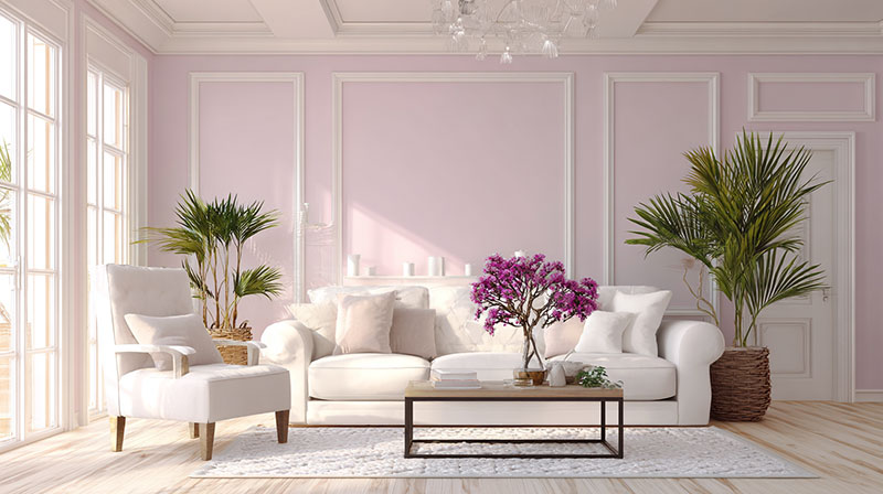 How to Use Light Pink in Living Rooms