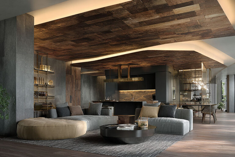 contrast in interior design