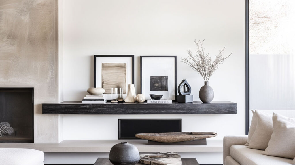 Minimalist Modern Mantel Decor: Elegant & Simple