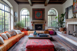Boho style home decor