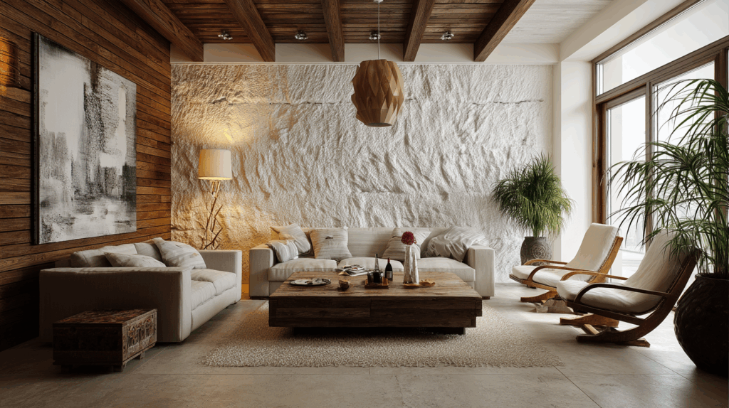 Picture of Textured Wall Ideas: Add Depth and Character to Your Space