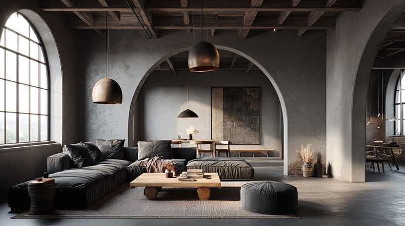 How to Balance Warmth and Rawness in Industrial Minimalism