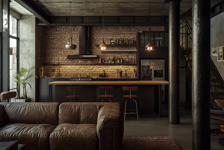 Industrial interior lighting ideas