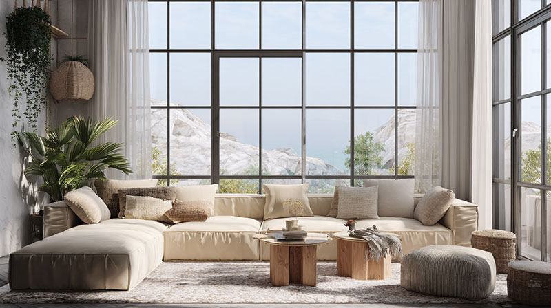 What Materials Appear in Minimalist Bohemian Design