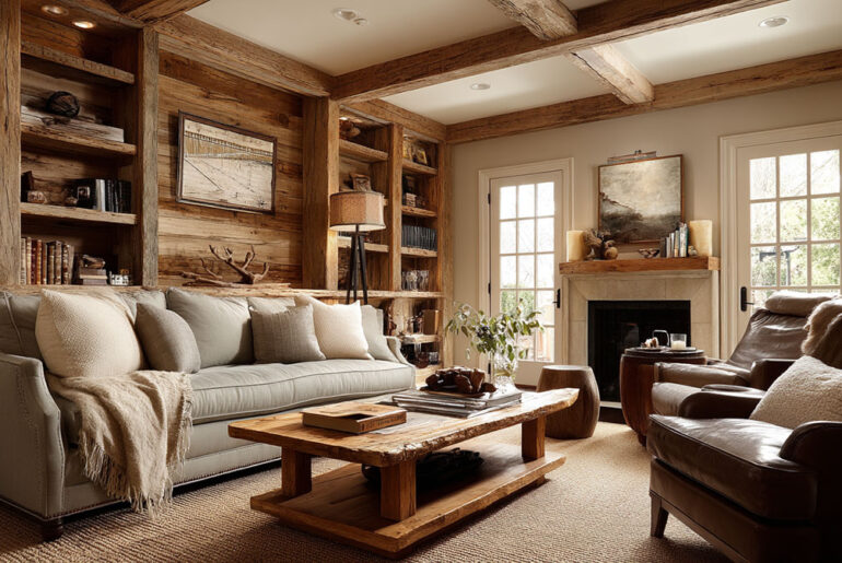 rustic shelving ideas