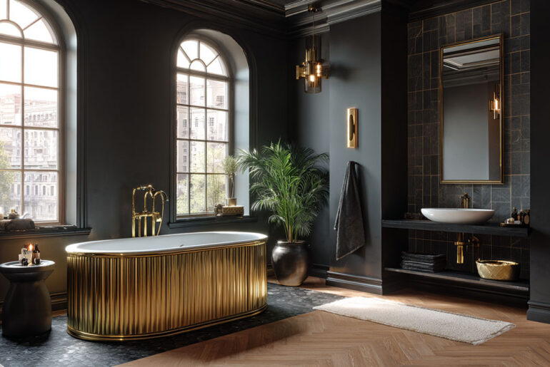 Art Deco bathroom design tips