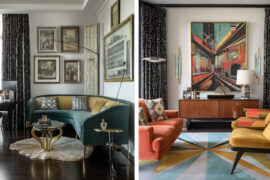 Art Deco vs Mid-century Modern interiors