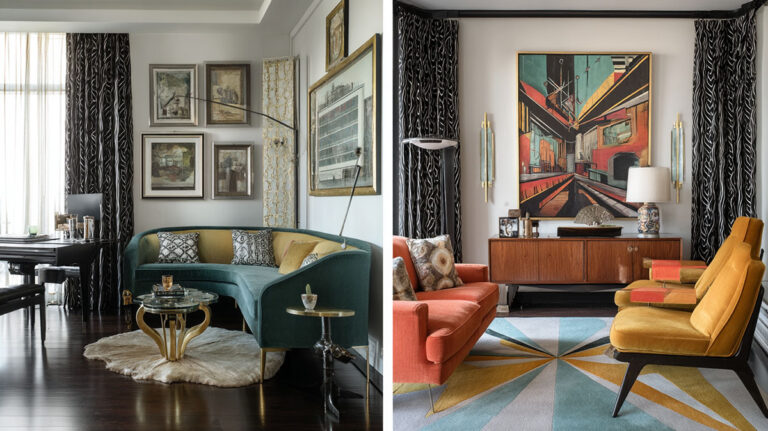 Art Deco vs Mid-Century Modern Interiors: A Style Showdown