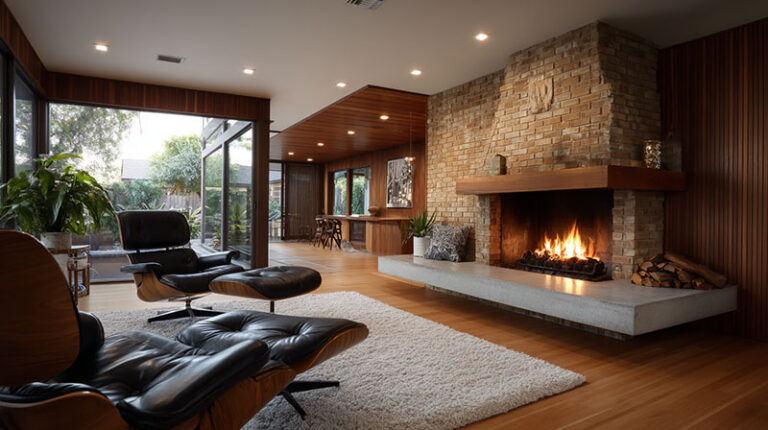 Mid-Century Modern Fireplace Ideas to Warm Up Your Style