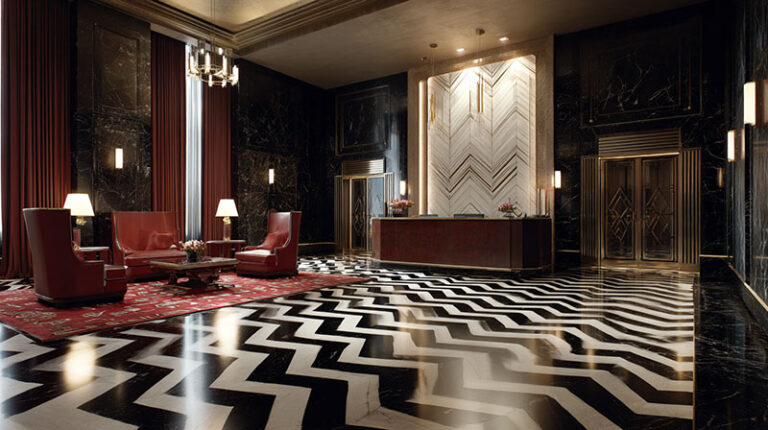 Zigzag Patterns in Art Deco: Bold & Timeless