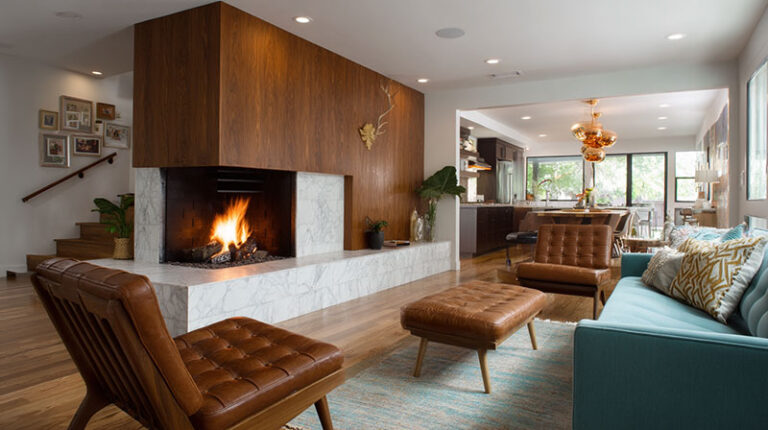 Mid-Century Modern Fireplace Ideas to Warm Up Your Style