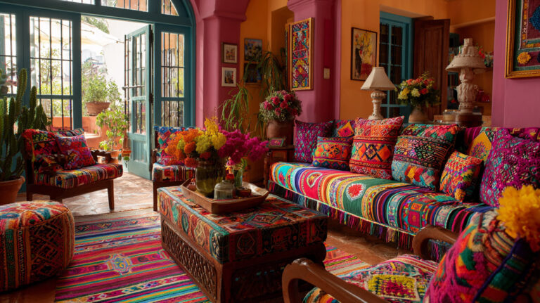 Warm and Vibrant Traditional Mexican Interior Design