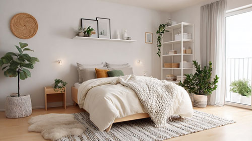 Cozy Scandinavian Bedroom