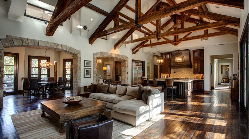 Exposed Beams and Trusses