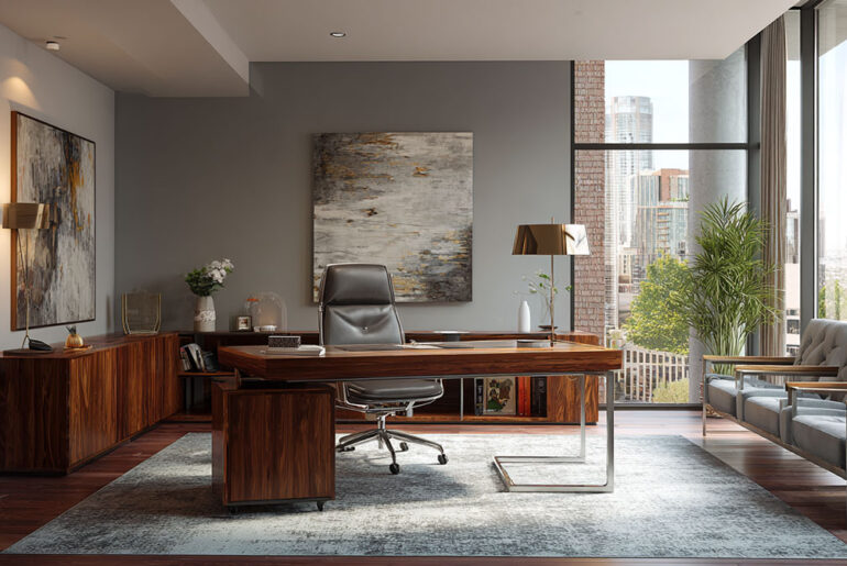 contemporary office decor