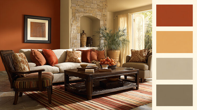 Earthy Color Palette for Interior Design: Warm and Natural Tones