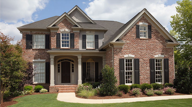 3-Color Exterior Formula for Brick Homes