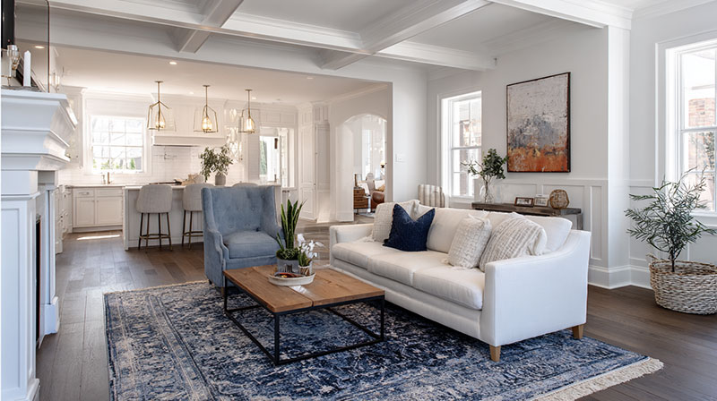 Light Furniture on Dark Floors
