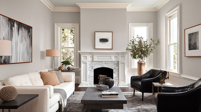 Matte vs. Eggshell on Fireplace Walls