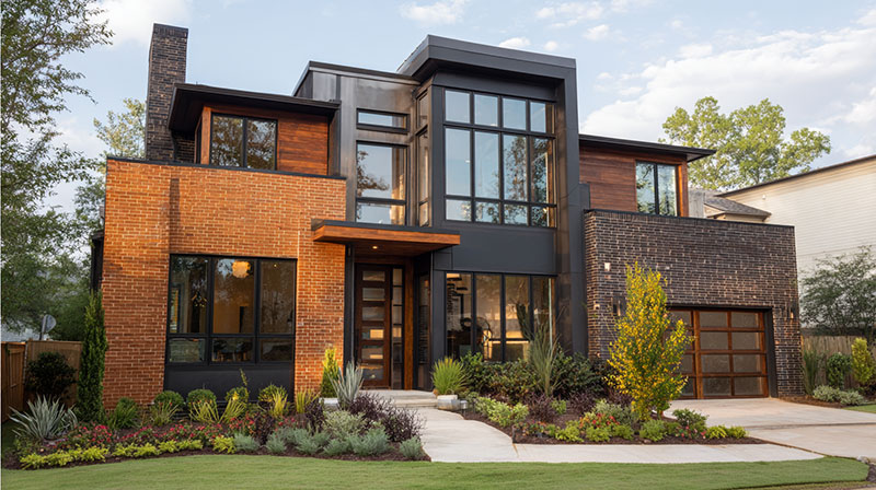 Orange and Brown Brick Paint Pairings