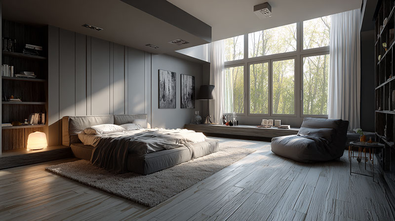 What Color Bedroom Furniture Goes With Light Wood Floors