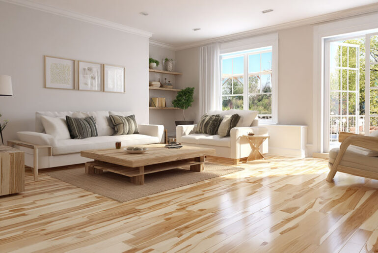 what color furniture goes with light wood floors