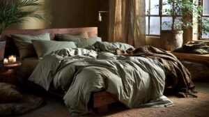 What Color Bedding Goes with Dark Wood Furniture
