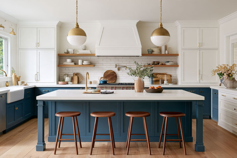 Kitchen Color Schemes by Cabinet Color